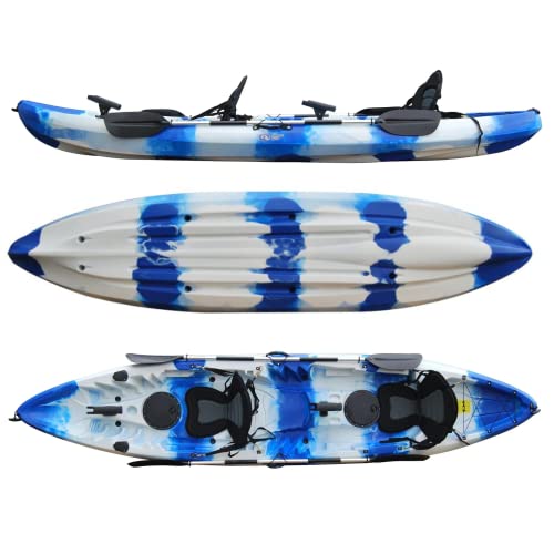 Cambridge Kayaks ES, Sun Fish TÁNDEM SÓLO 2 + 1 Azul Y Blanco, RIGIDO