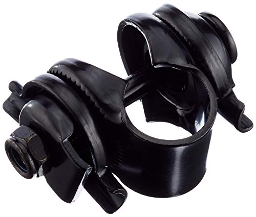Fischer Abrazadera de sillín, color negro, talla única