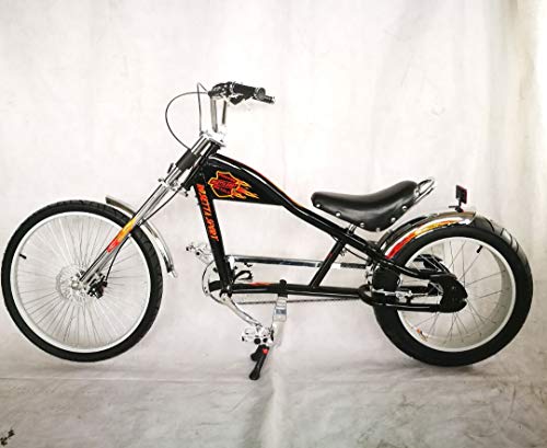 Rosetta Sport LA, Bicicleta baja tipo chopper, negro, 20