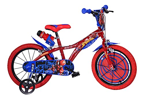 Dino Bikes Bicicleta Spiderman de 16 pulgadas